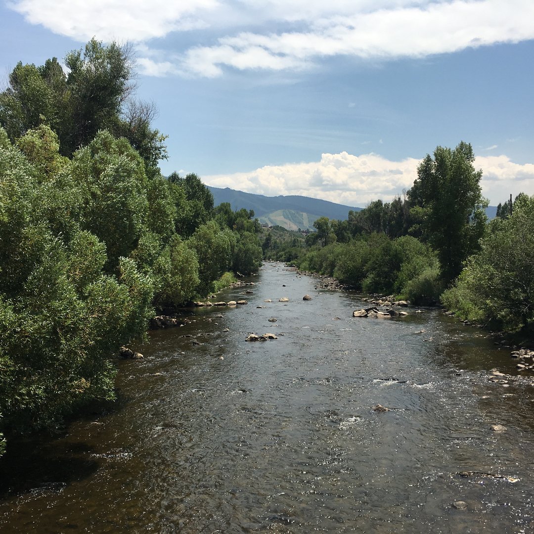 Nice day by the river.