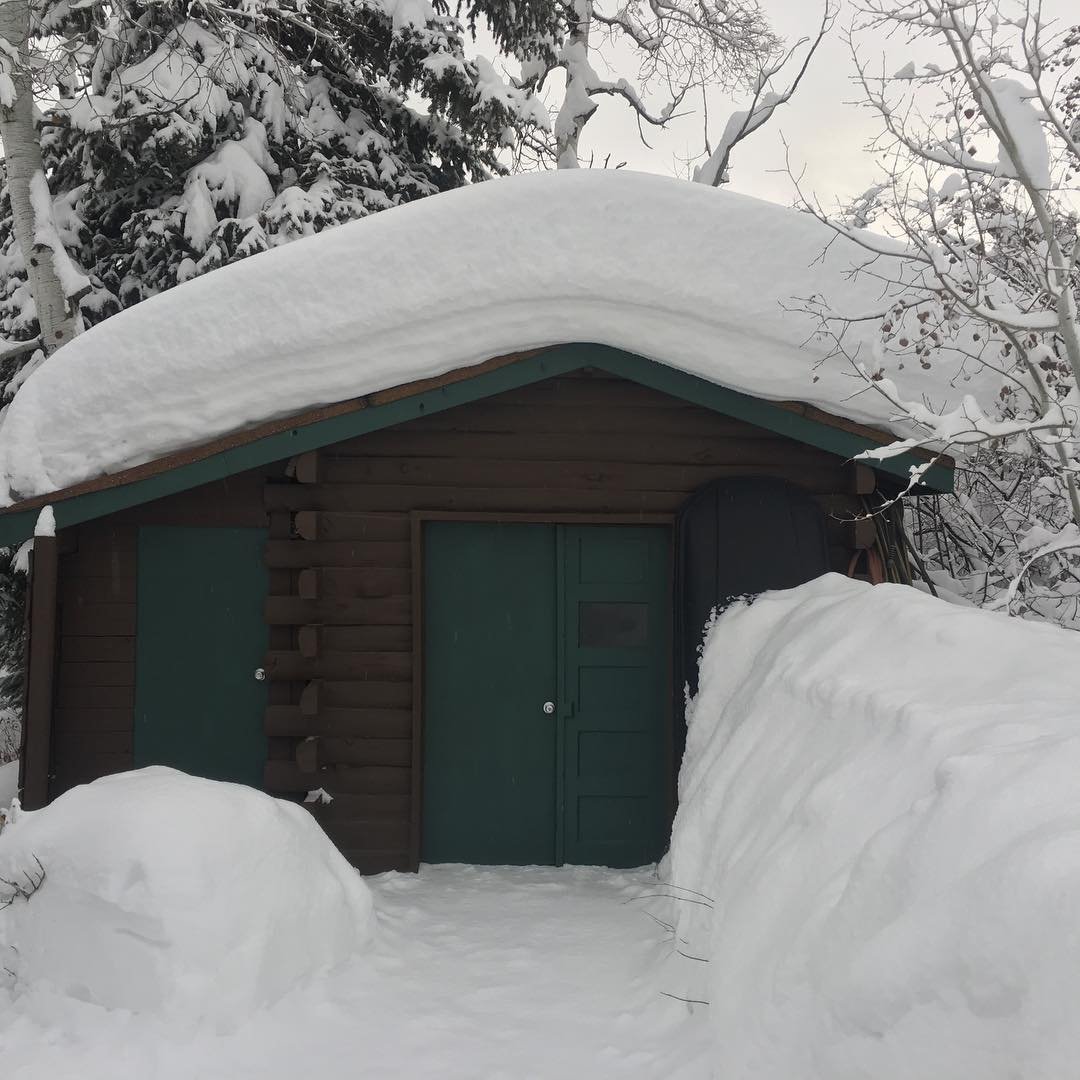 We’ve had just a bit of snow in