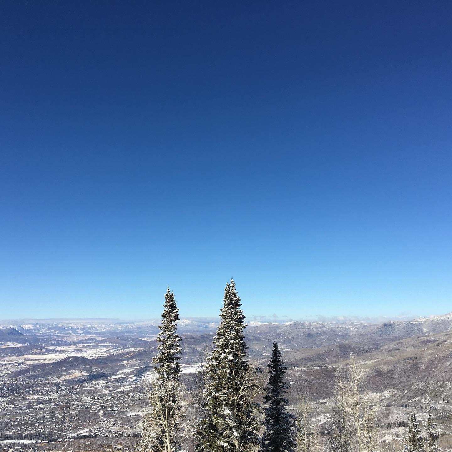 Beautiful day for a ride on the new gondola.