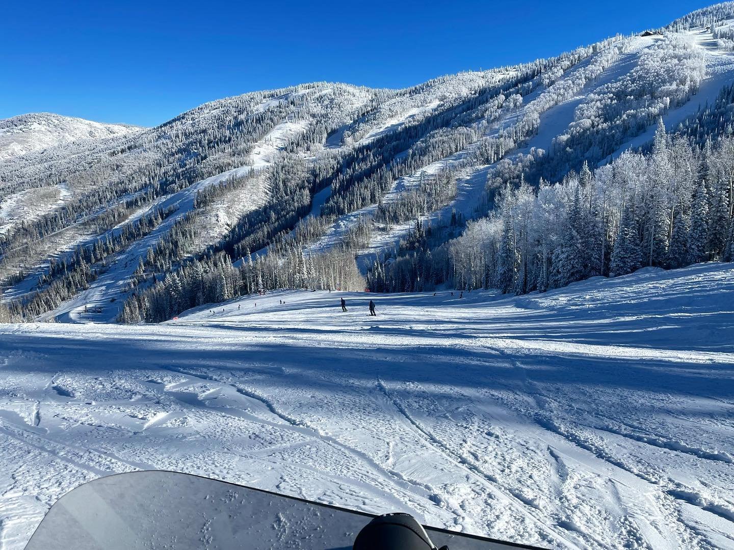 Soft snow, cold temps and sunshine