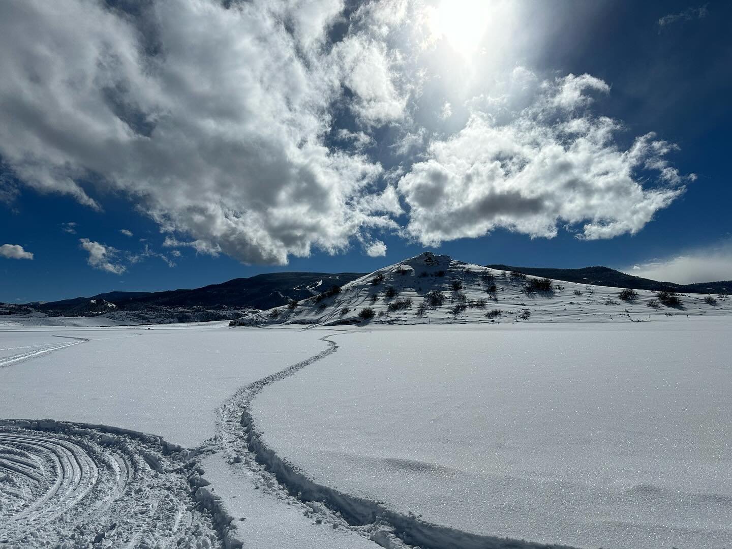 Ice fishing at Stagecoach Reservoir