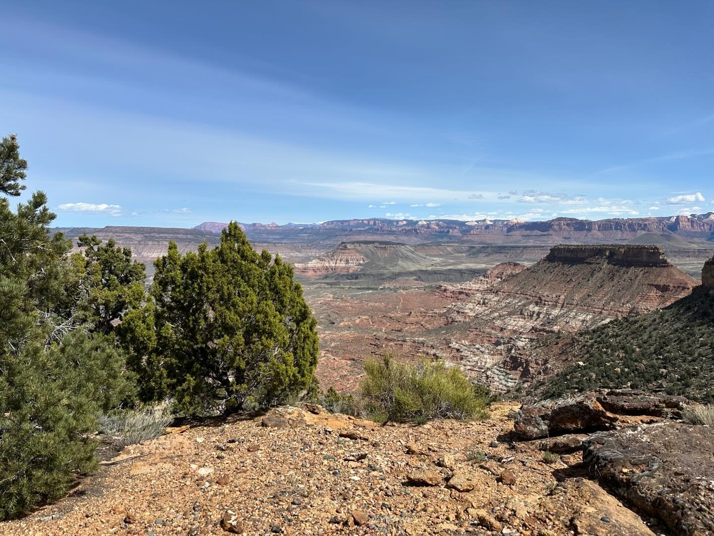 12 mi loop on Gooseberry Mesa. Incredible views. Technical and intense riding with great friends.