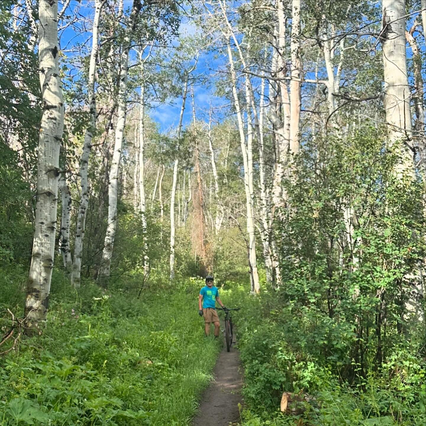 Amazing way to start the day…Emerald Mtn loop with Elliot