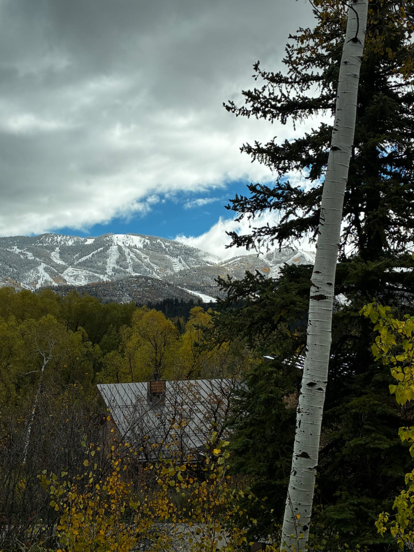 First snow of the season